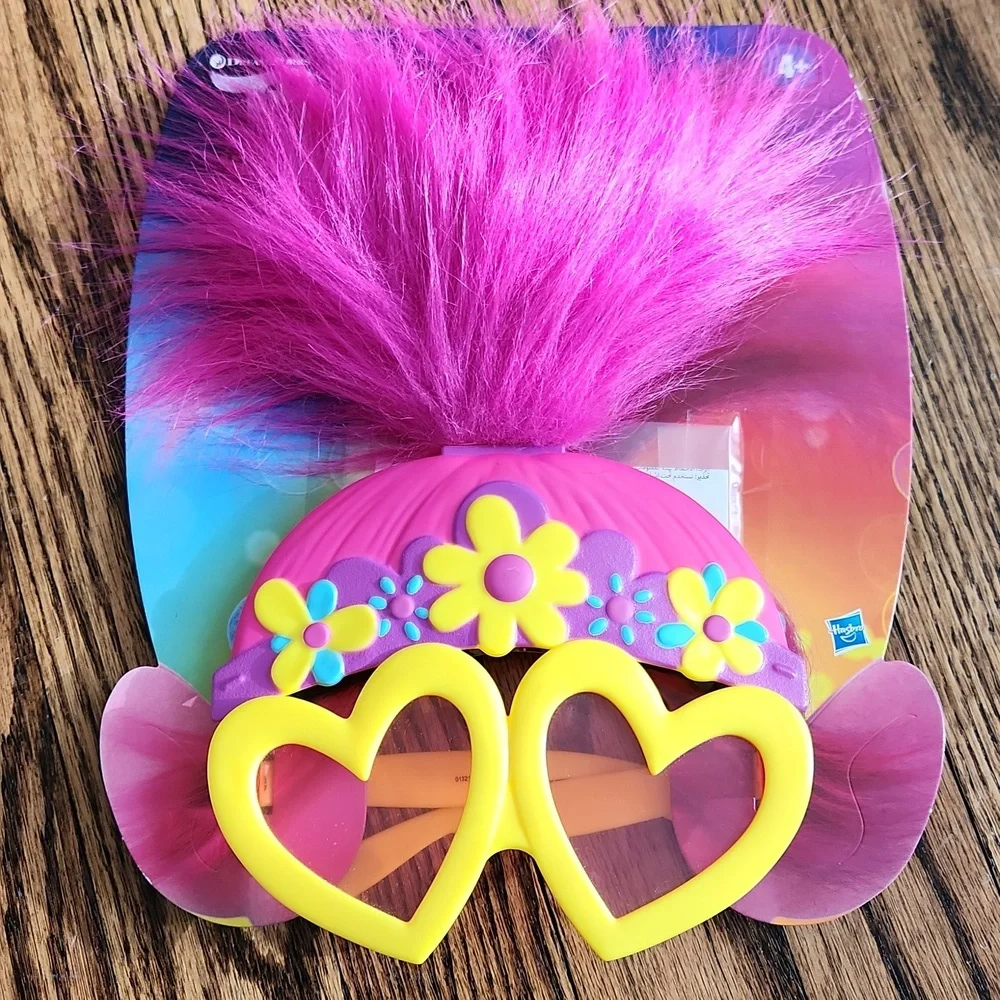 Trolls Novelty Glasses POPPY & TINY DIAMOND - Picture 2 of 5